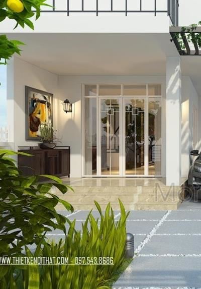 Thiết kế kiến trúc nội thất biệt thự VinHomes Thăng Long hiện đại