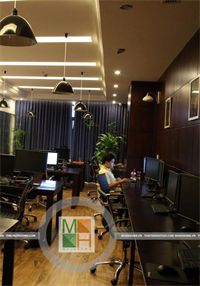 Thi công nội thất đồ gỗ văn phòng tại Royal City - Mr Tuấn