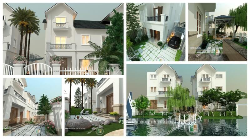 Thiết kế biệt thự 3 tầng vincom village kiến trúc hiện đại đẹp sang trọng ở hà nội Thiết kế kiến trúc nhà phố, biệt thự