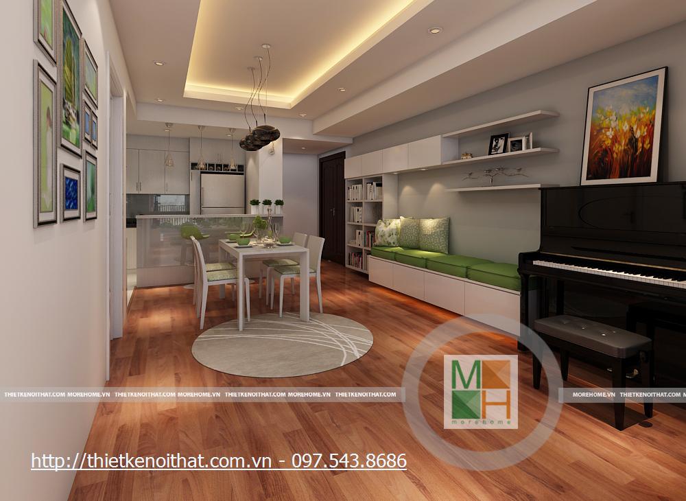 THIẾT KẾ NỘI THẤT BẾP VÀ PHÒNG ĂN THEO PHONG CÁCH HIỆN ĐẠI
