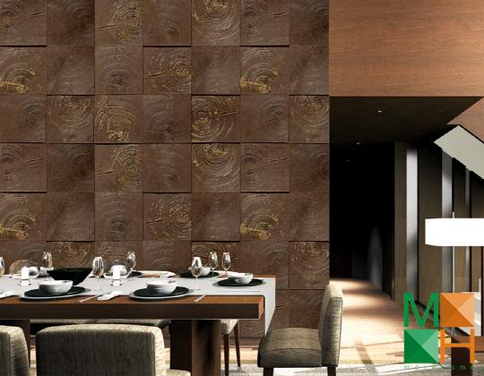 Không gian nào phù hợp với giấy dán tường giả gỗ?